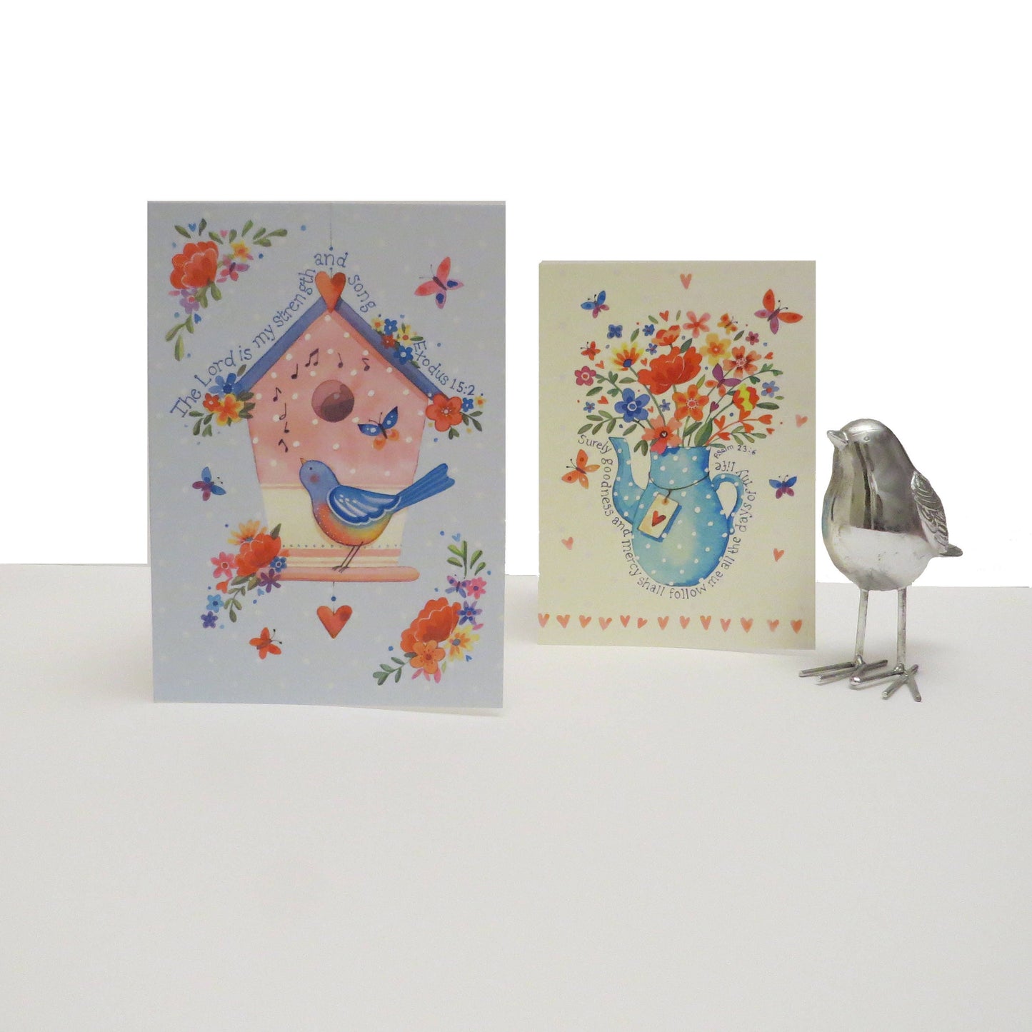 Teapot & Birdhouse Notecard 6 Pack