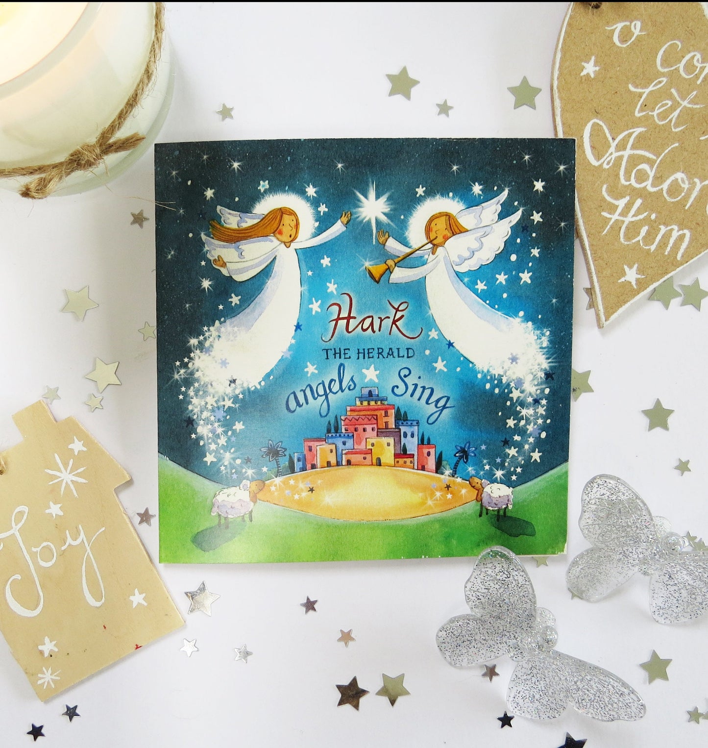 Angels Sing Pack of 5 Christmas Cards